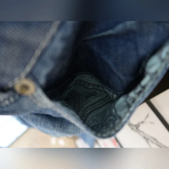 American Eagle Outfitters Boot Cut Jeans - Medium Blue Size 6 Short AE77 - Picture 13 of 14